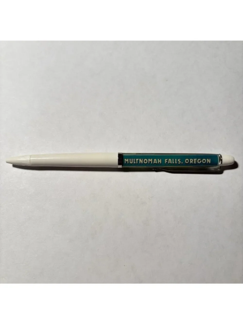 Multnomah Falls Oregon Floaty Pen Waterfall Plume Moves Souvenir Promo Vintage